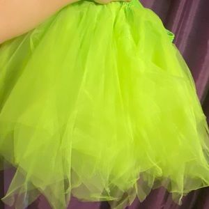 Plus size green tutu